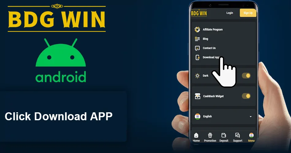 BDG WIN APP INSTALL Step 2