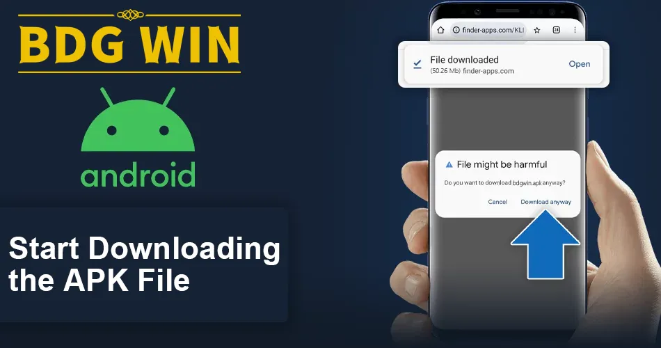 BDG WIN APP INSTALL Step 3