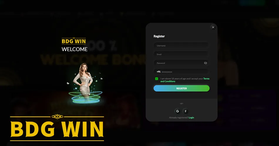 BDG Win Register