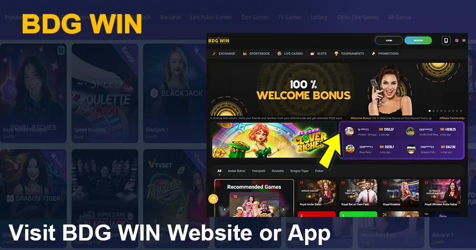 BDG WIN Register Guide 1