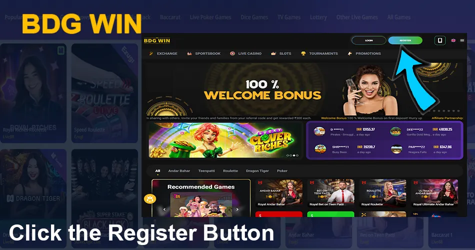 BDG WIN Register Guide 2
