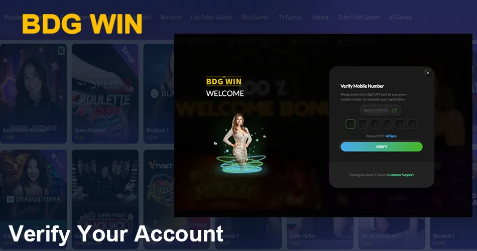 BDG WIN Register Guide 4